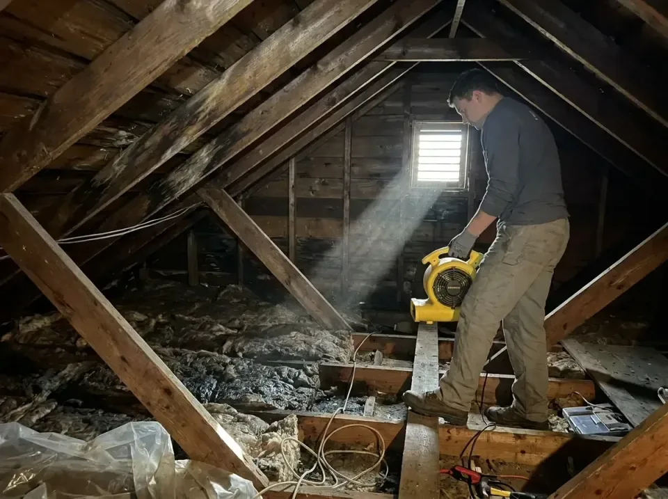 attic-water-damage-drying-proc-007 — frequently asked questions, Emergency Water Extraction & 24/7 Flood Response in Corvall…